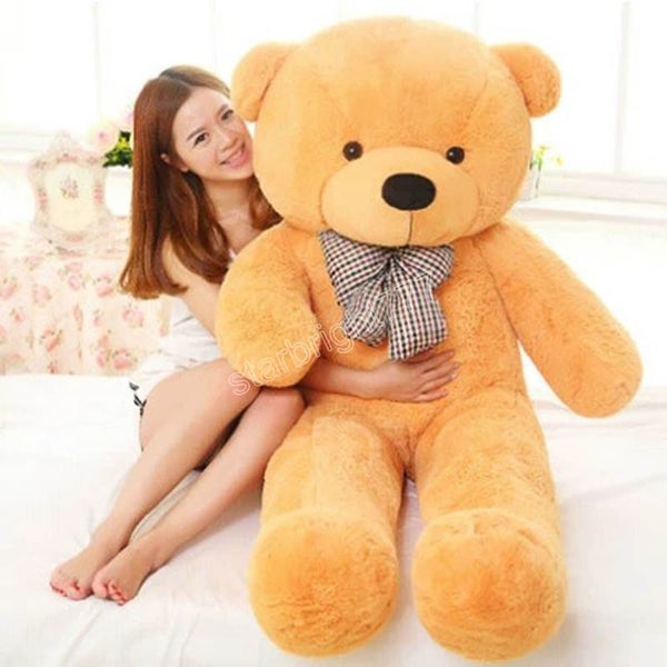 Peluche gigante di orsacchiotto 220 cm / 2,2 m enorme grande grande peluche peluche a grandezza naturale bambino bambole amante giocattolo regalo di Natale