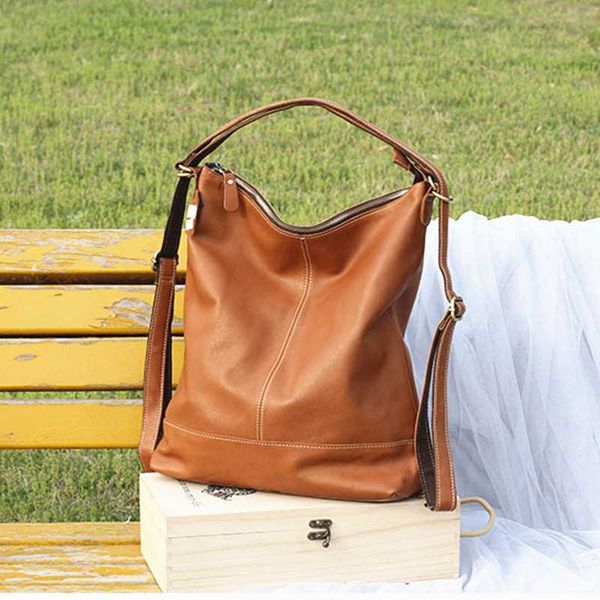 

evening bags 2021 fashion backpack women's large capacity soft leather