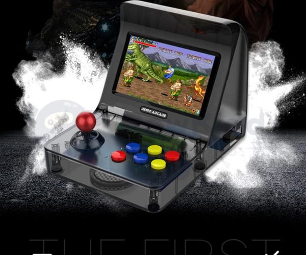 

powkiddy a8 retro arcade handheld game console built-in 3000 support tf card gamepad for gba children devic portable players