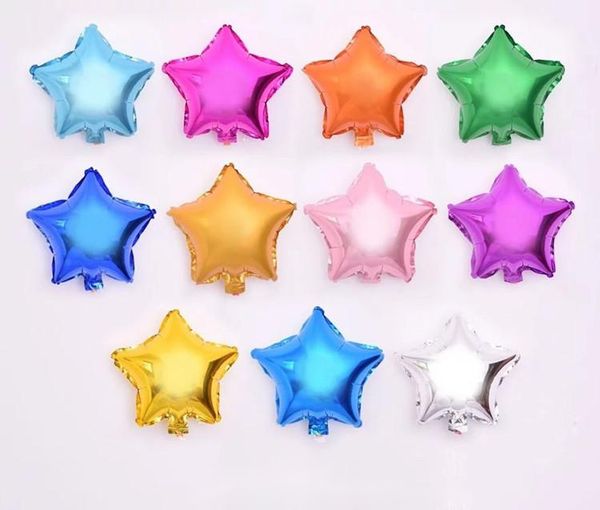 

10 inch five-pointed star color party decoration balloon birthday wedding supplies