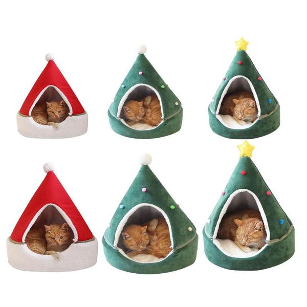 

cat beds & furniture dog bed mat kennel winter warm puppy cats sleeping house for dogs nest sofa pet small