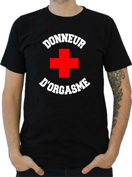 

mens t-shirt orgasm donor of, White;black