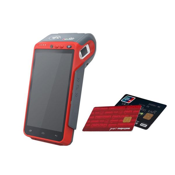 

printers android system 5.5inch color display handheld qr terminal with 1d 2d barcode scanner