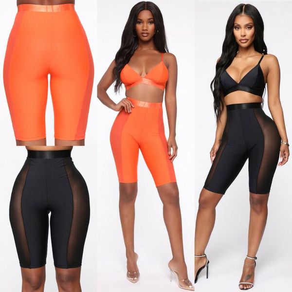 

women see-through shorts bikini cover up mesh solid sheer trousers bottoms swimsuit swimwear swimming bathing suit women's, White;black