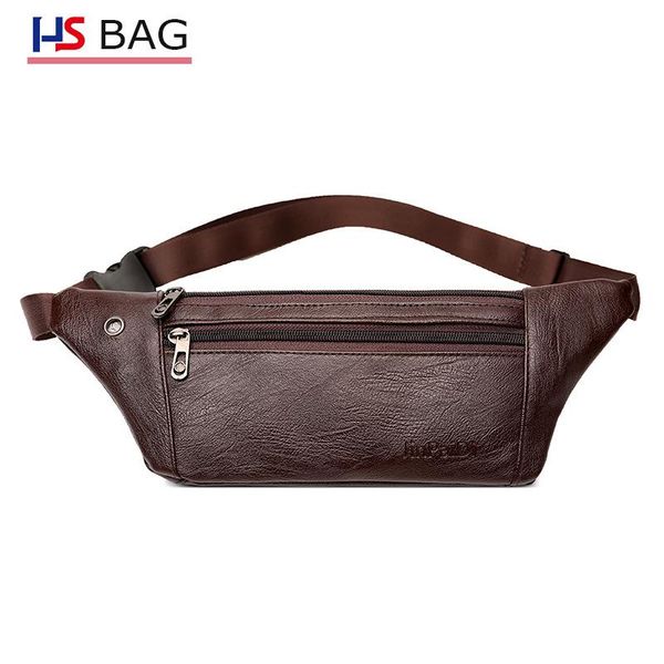 

waist bags pu leather bag outdoor leisure multi-function lady cash register riding hiking