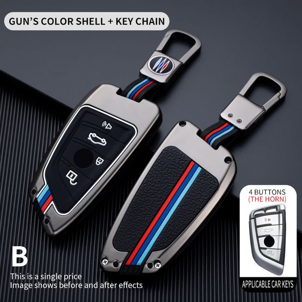 

metal car key case cover shell protector for x1 x3 x4 x5 f15 x6 f16 g30 7 series g11 f48 f39 520 525 f30 118i 218i 320i