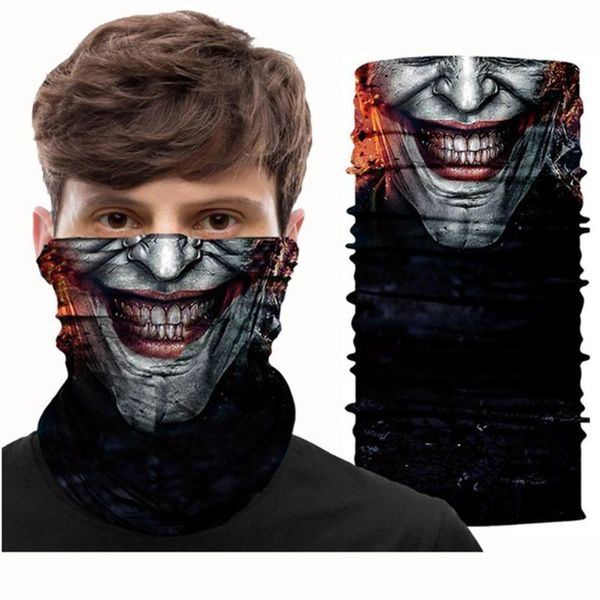 

scarves joker balaclava mask neck buff bandana skull warmer cycling face hiking headband bufanda hombre headscarf kids, Blue;gray