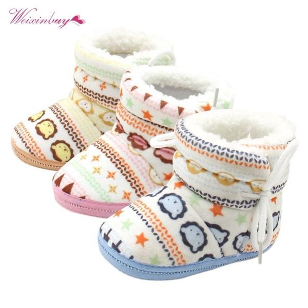 

winter warm baby booties infants girl boy soft crib shoes born snowshoes 1 first walkers