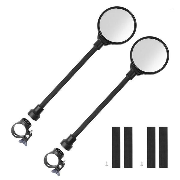 

bike groupsets mtb rearview mirror flexible bicycle safety round handlebar replacement conveninently and simple installation1