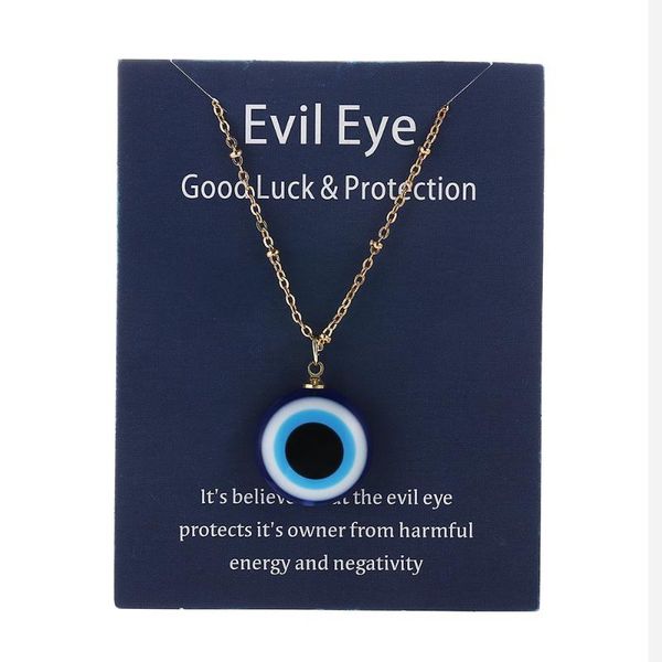 

pendant necklaces devil's eye necklace simple and versatile exquisite, Silver