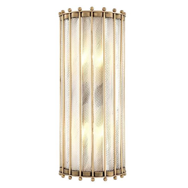 

wall lamp postmodern light luxury striped glass simple retro living room dining bedroom bedside aisle corridor lamps