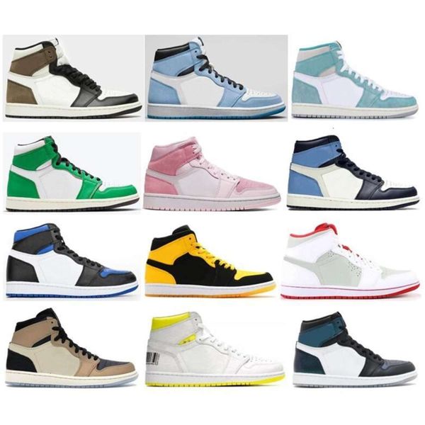 

1 dark mocha turbo lucky green mushroom chameleon basketball shoes men 1s pass the torch love first class flight sports sneakers yuduojiaju