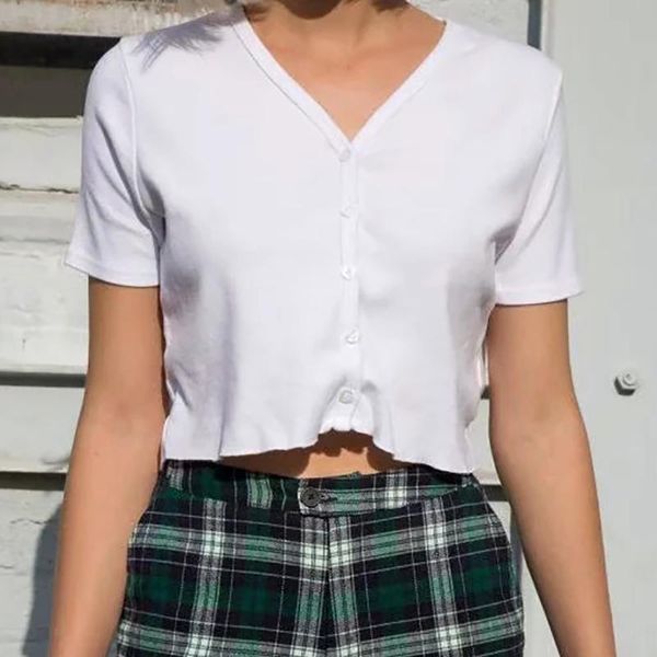 

slim girls white short cotton blouse women's blouses & shirts