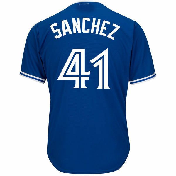 Özel Aaron Sanchez Jersey Beyzbol Serin Base Erkek Erkek Çocuklar Gençlik Beyzbol Jersey