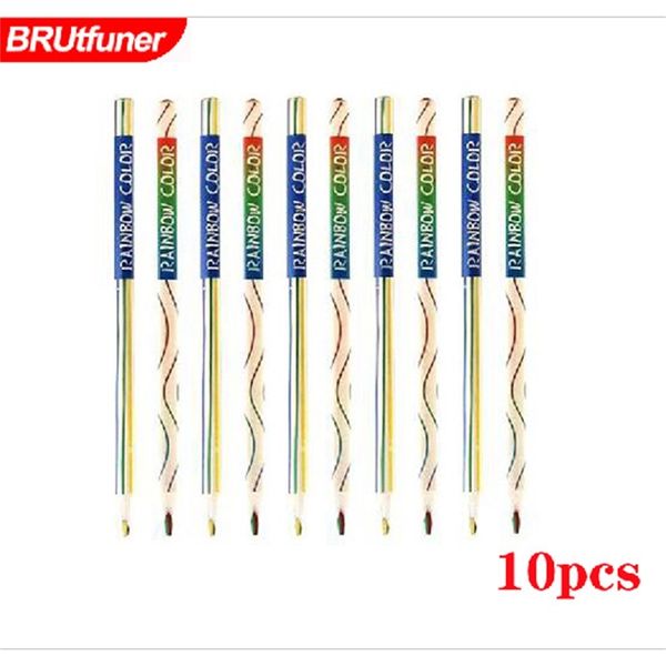 

korean creative four color pencil, Black;red