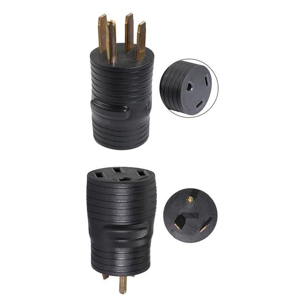 

parts plug adapter prong rv campers generator outdoor electrical power converter