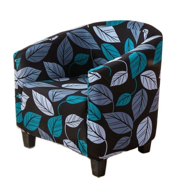 Крышка стулья в форме дугообразных растяжек-диван-крышка круглой 1-го с печатью листья.