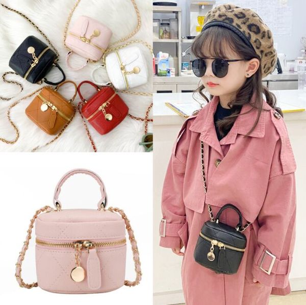 

children makeup handbag baby cosmetic bags girls princess bag factory supply, Black