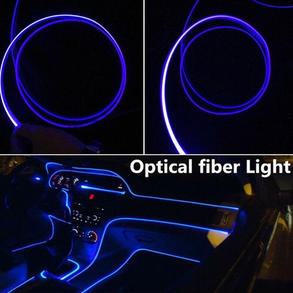 

car led interior ambient light decor atmosphere optical fiber lamp door interior&external lights