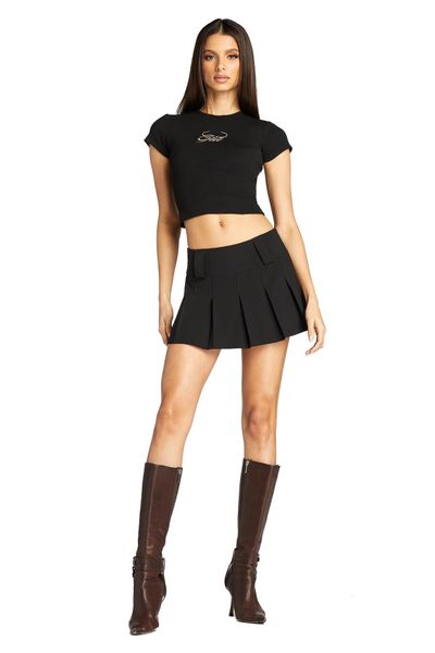 

skirts iamgia skirt plissada black can be used for two years will not outdated klcn