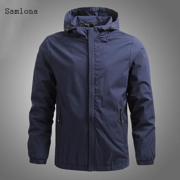 

men's jackets plus size 4xl 5xl solid color jacket hoodies fashion long sleeve zip-up slim fit mens autumn winter hooded coats, Black;brown