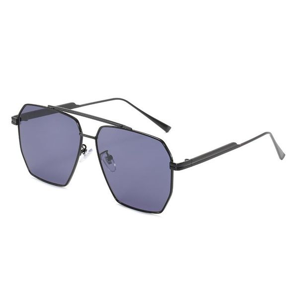 

outdoor eyewear fashion square sunglasses women double bean glasses retro sunglass men design uv400 sun glass black shades