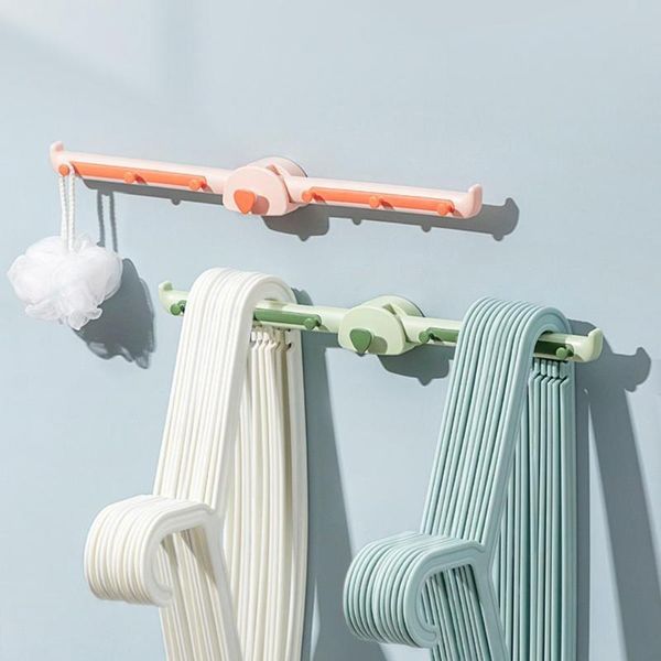 

hangers & racks self adhesive hanger hook rack adjustable storage lightweight coat rack for dorm portable