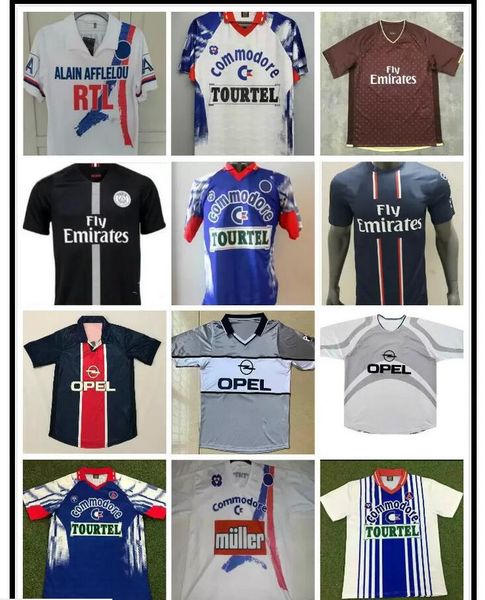 

93 94 95 96 paris retro soccer jerseys vencedores okocha leroy adailton 1998 1999 2000 90 92 classic rai camisas de futebol, Black;yellow