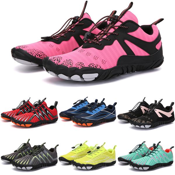 2021 Four Seasons Five Fingers Scarpe sportive Rete da alpinismo Extreme Semplice Corsa, ciclismo, escursionismo, verde rosa nero Arrampicata su roccia 35-45 colore 128