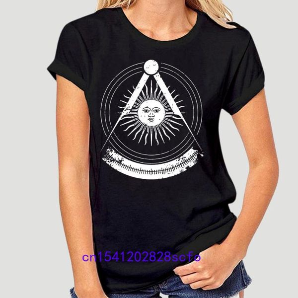 

women's t-shirt graphic tee ason masonic past master tagless t shirt men shirts o-neck cotton woman tshirts, White