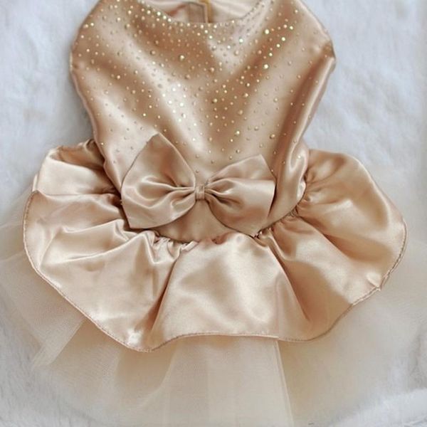 

dog apparel cartoon clothes wedding dress clothing for dogs super pet puffy yarn cute spring summer solid color girl ropa perro