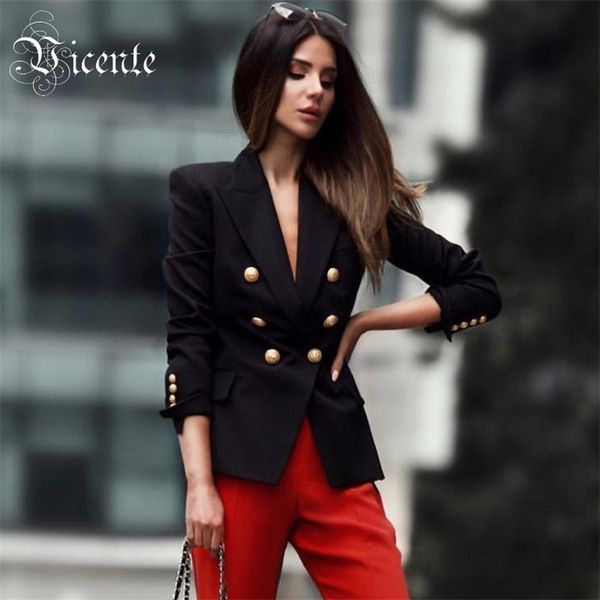 

winter arrival 4 colors turn-over collar slim cotton office lady short jacket 210520, Black;brown