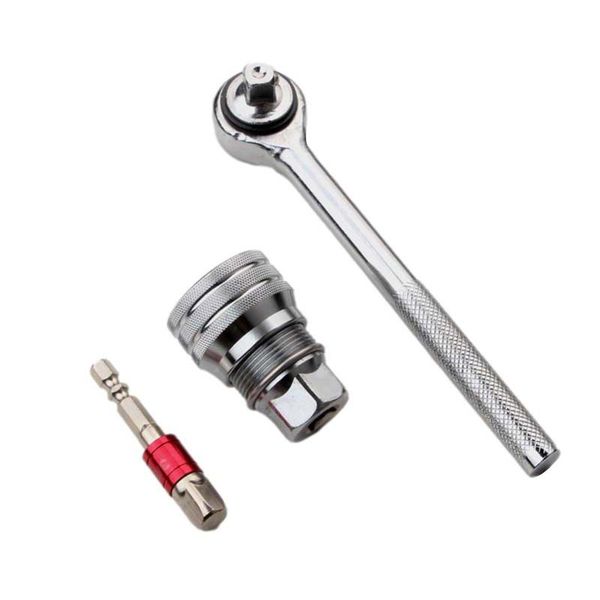 

professional hand tool sets post ratchet socket set multi drill universal wrench durable silver 10-19mm adjustable damaged multi-function st