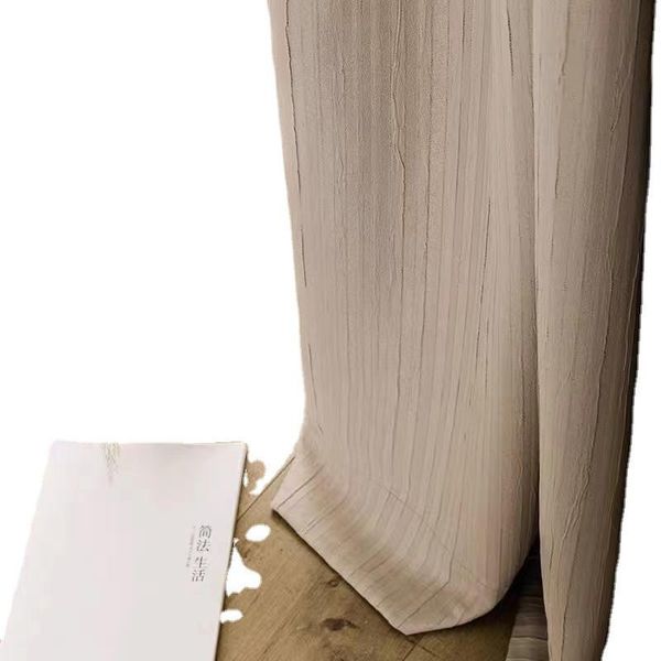 

curtain & drapes japanese-style modern minimalist wrinkled high shading japanese i gentle curtains for living room bedroom