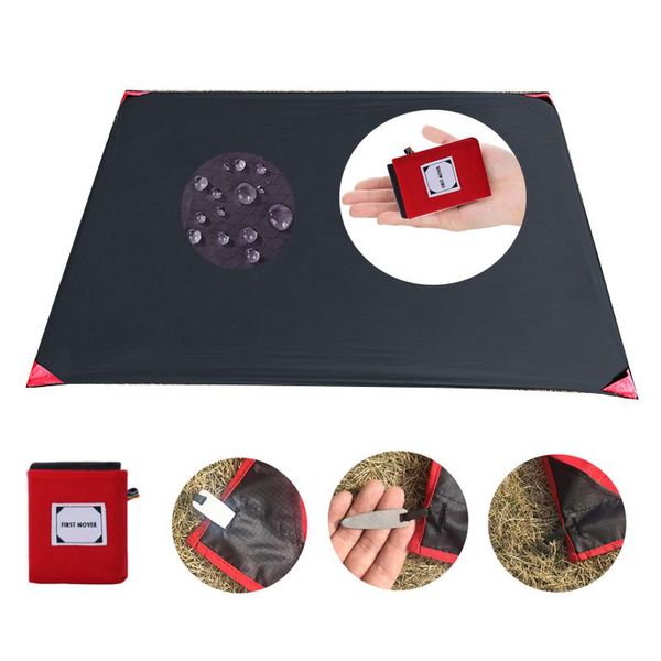 

waterproof picnic mat pad camping foldable sleeping mattress aluminum foil eva outdoor sports moisture proof pads