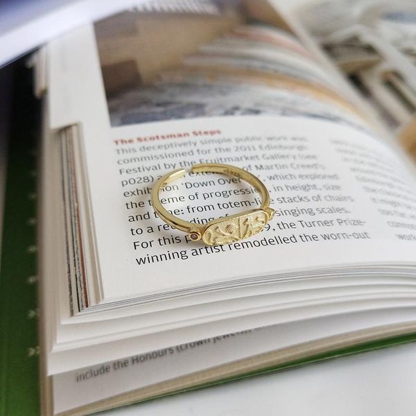 Anelli a grappolo Leone coreano e anello sottile con faccia geometrica Argento sterling 925 Regolabile Figura animale in oro Gioielli di moda per donna di lusso