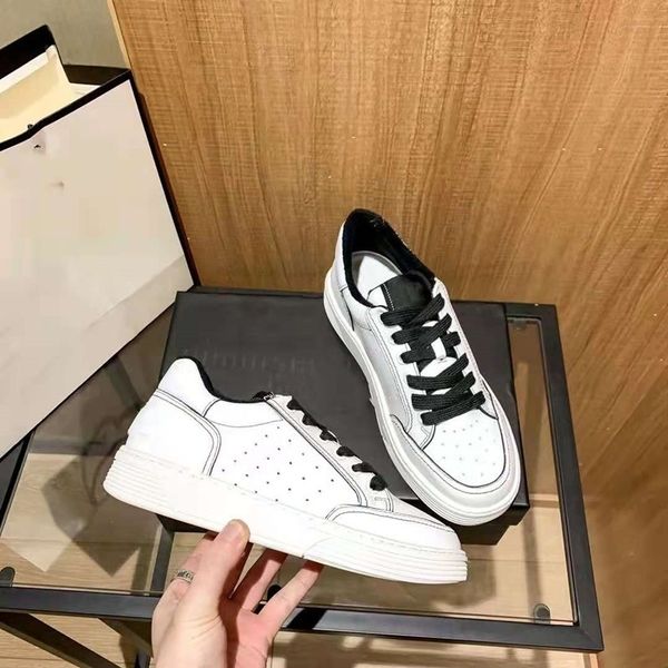 

official website 70% off outlet new color matching shoes casual flat bottom lace up thick sole black and white panda for women