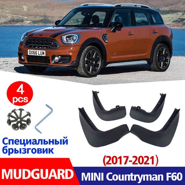 

front rear 4pcs ste for mini countryman f60 mudguard fenders mud flap guard splash car accessories auto styline -2021