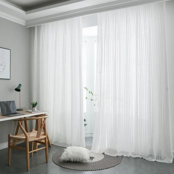 

curtain & drapes sheer curtains versatile thick polyester voile window treatment for home