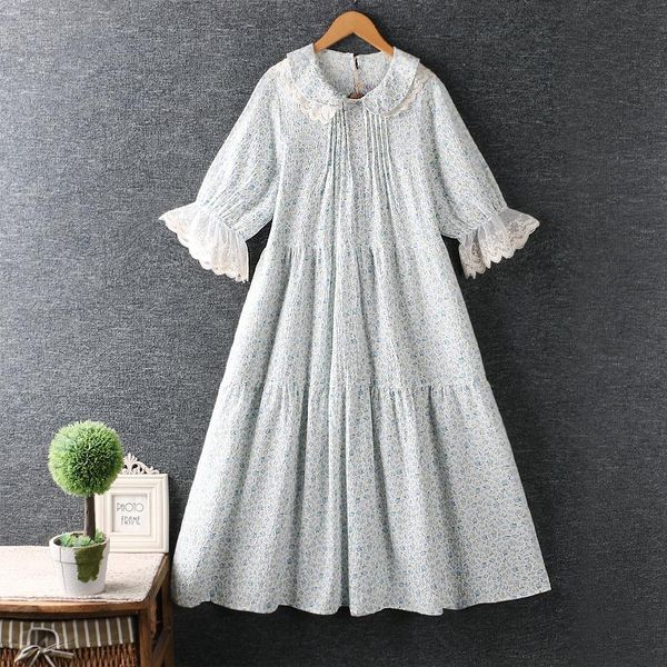 

casual dresses summer women's fresh double layer short sleeve floral dress pockets gl6897, Black;gray