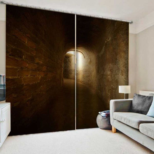 

curtain & drapes blackout window cave printing curtains for living room bedroom treatment kitchen cortinas