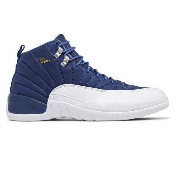 

12 indigo basketball shoes 12s mens sneakers for sale us 7-13