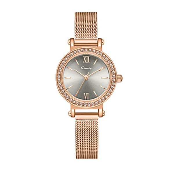 

wristwatches selling women's watch female ins style fashion trend simple small belt waterproof wristwatch gifts for women, Slivery;brown