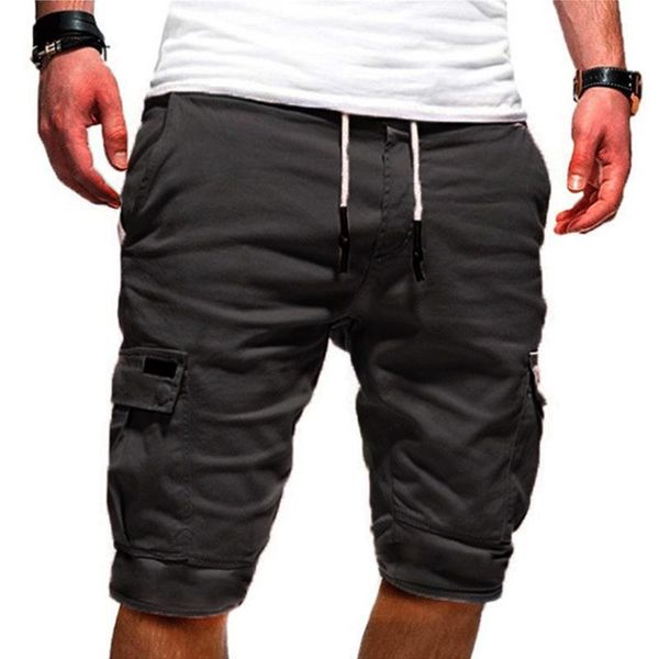 

men's shorts mens tactical bermuda male summer military style joggers cargo homme multiple pocket casual vintage, White;black