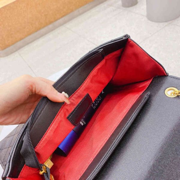 

2021 fashionable women's shoulder bag, 4 ways of use, 5 colors, caviar cow leather, very wear-resistant