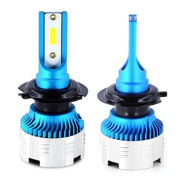 

car headlights 2pcs m8 led headlight 6500lm 6000k h1 h7 h11 h4 light far and near integrated bulb