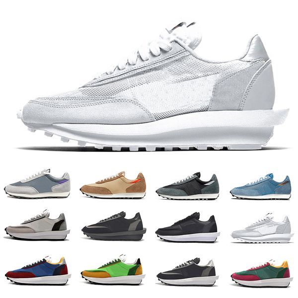 

clot x ldv waffle daybreak mens running shoes fragment varsity blue multi summit white black nylon wolf grey platform women men trainers spo