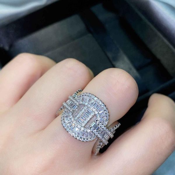 

wedding rings cubic zirconia silver color trendy jewelry wholesale open crystal ring for women girls gifts drop, Slivery;golden