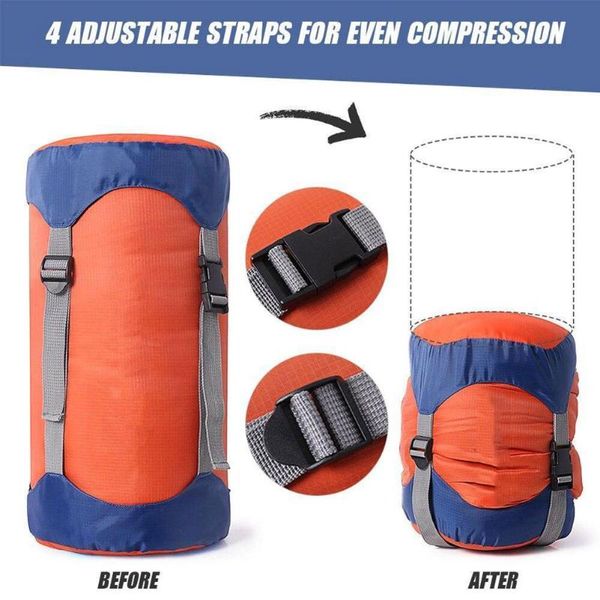 

sleeping bags 1pcs compression bag stuff sack waterproof ultralight outdoor storage space saving gear camping hiking backpacking