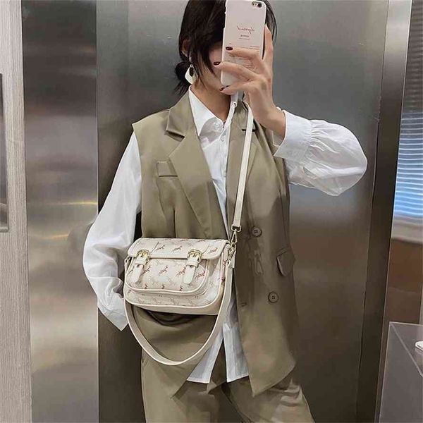

storage baagruiran new women's fashion versatile one shoulder messenger xiaolu printed small square baggg bag